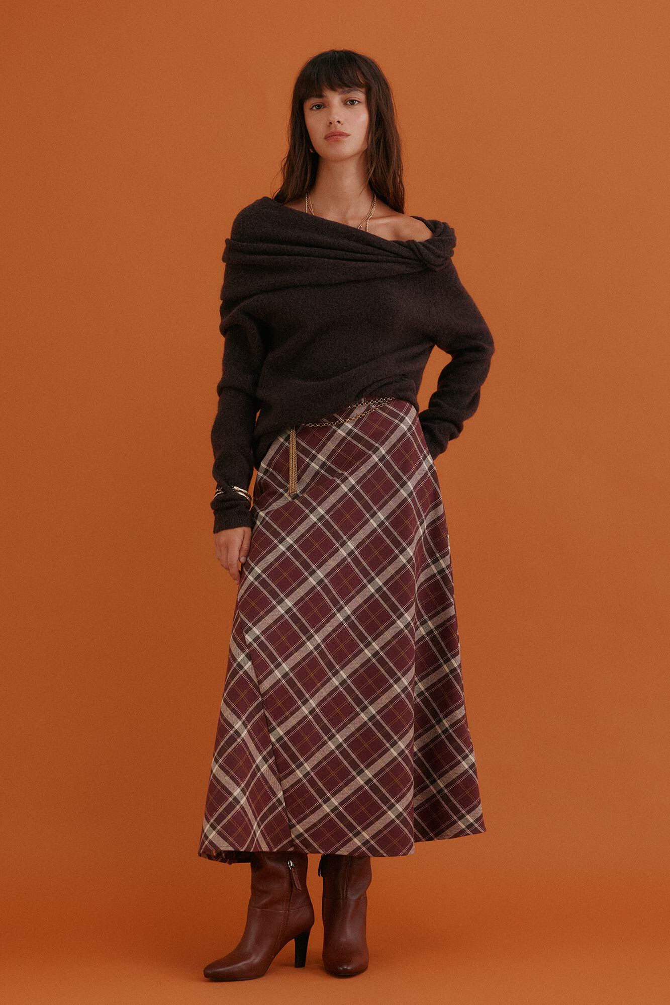 Hoss Intropia Idalia. Jersey con escote asim&eacute;trico