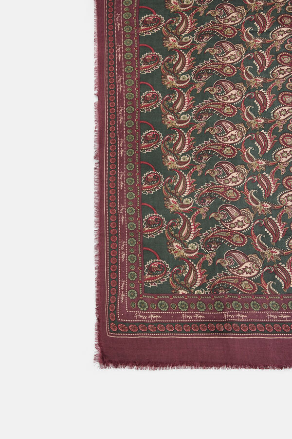 Hoss Intropia Lili. Bandana de lana estampada Multicolor