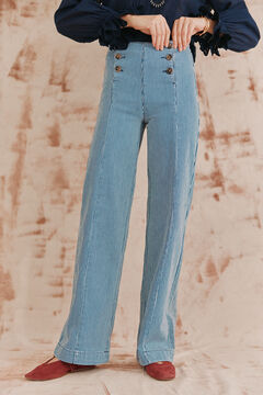 Hoss Intropia Prisca. Jeans de botões Azul