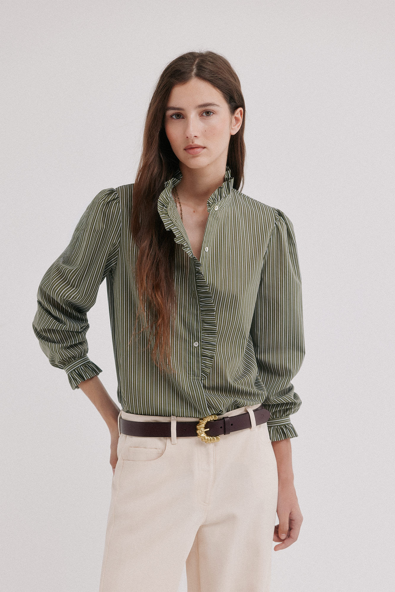 Hoss Intropia Cristela. Camisa rayas