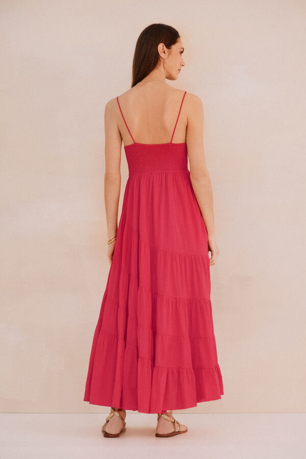 Hoss Intropia Abril. Vestido tirantes. Morado