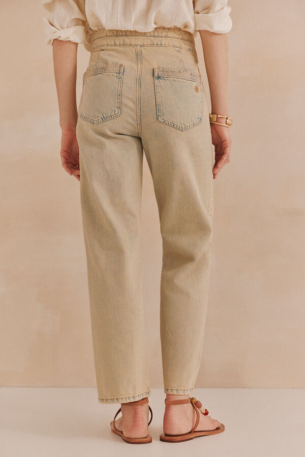 Hoss Intropia Pianna. Jeans cinturilla Beige