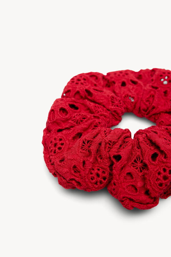 Hoss Intropia Lidia. Coletero bordado con abalorios rojo