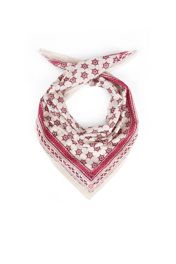 Hoss Intropia Miranda. Cachecol bandana estampado Vermelho