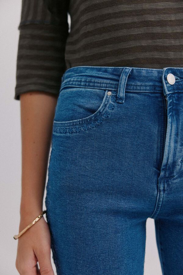 Hoss Intropia Bernadette. Vaqueros bootcut Azul