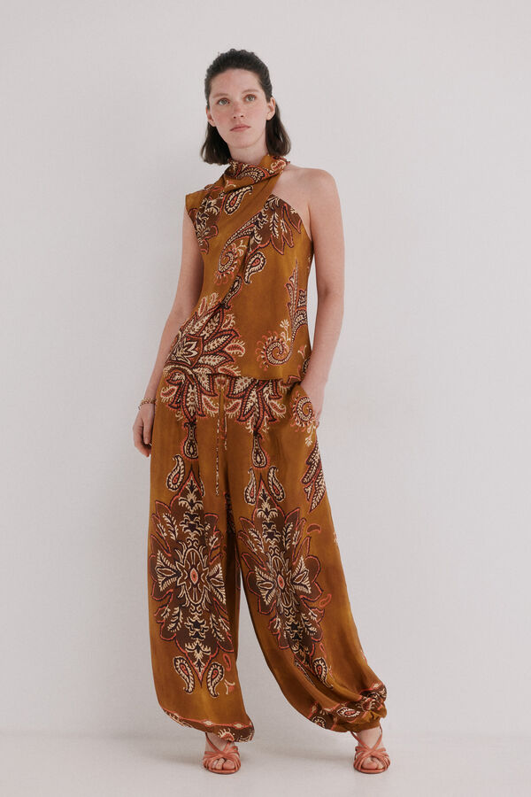 Hoss Intropia Cinthia.Blusa bordada Marfil