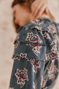 Hoss Intropia Alejandra. Vestido estampado. Estampado Turquesa