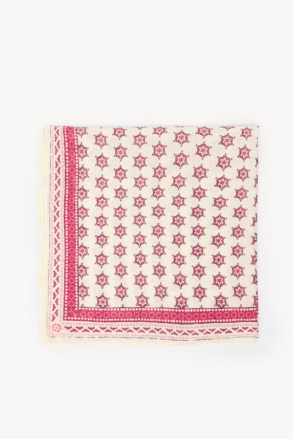 Hoss Intropia Miranda. Cachecol bandana estampado Vermelho
