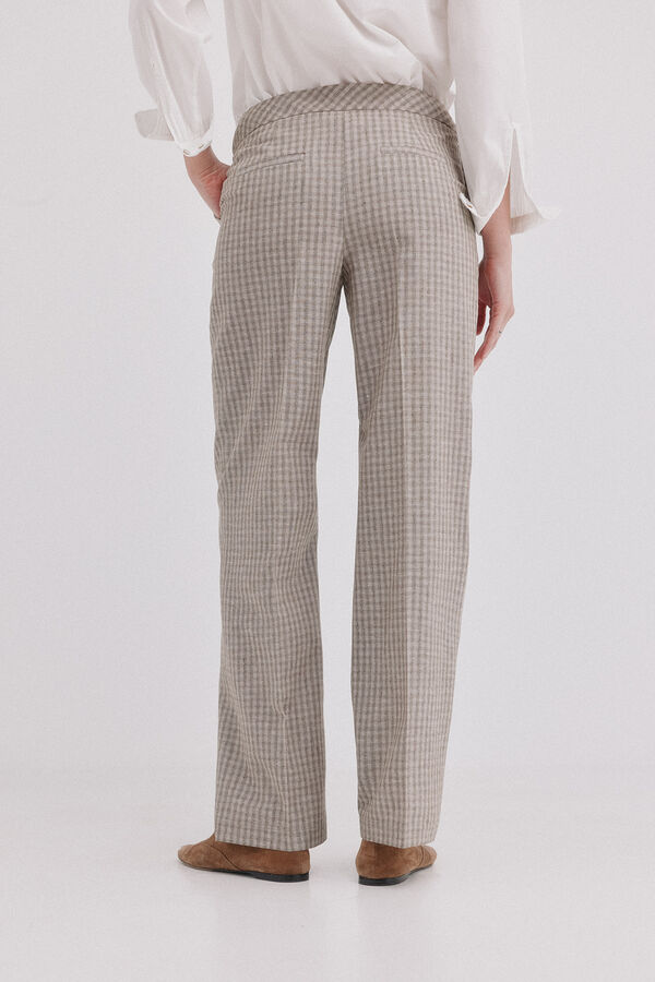 Hoss Intropia Presley. Cal&ccedil;a de riscas Ecru