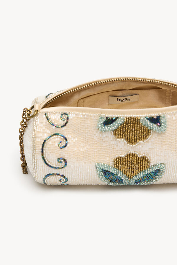 Hoss Intropia Nara. mala de missangas Ecru