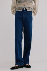 Hoss Intropia Babette. Vaqueros estructurados Azul marino