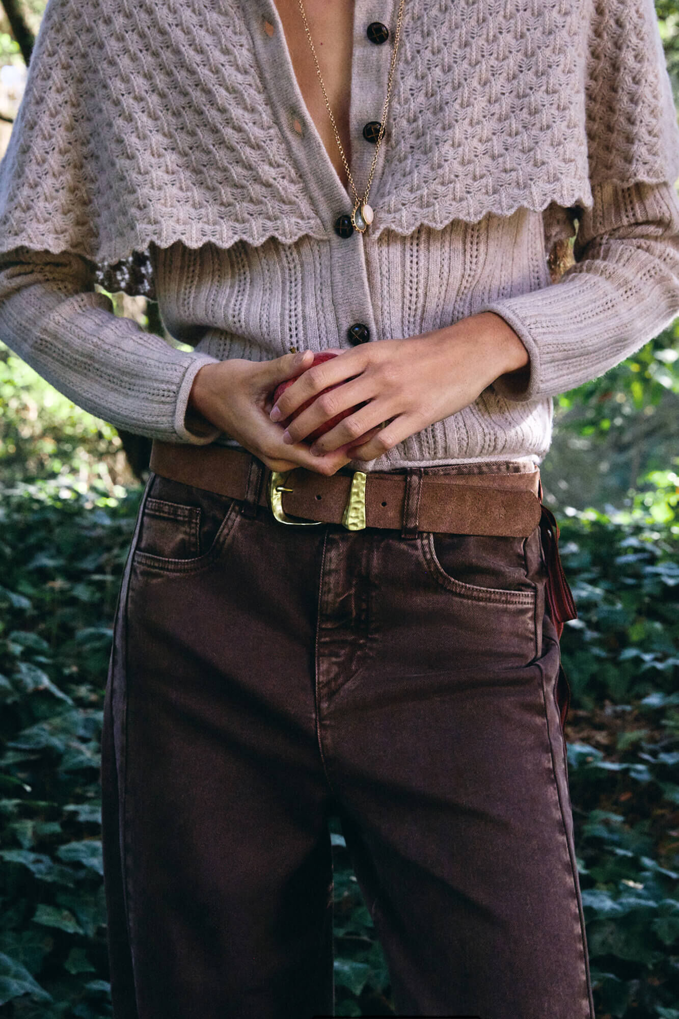 Hoss Intropia Inna. C&aacute;rdigan con capa