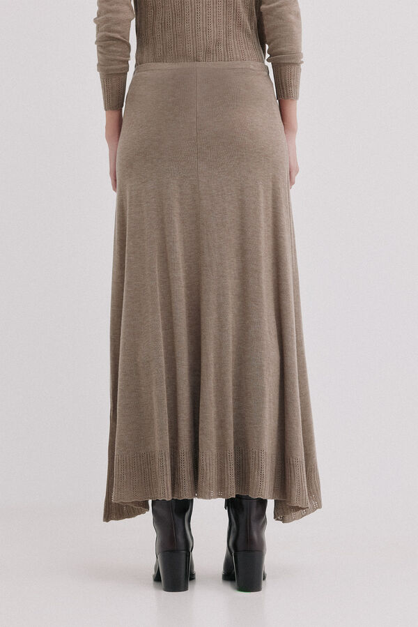 Hoss Intropia Rianna. Saia de malha Beige