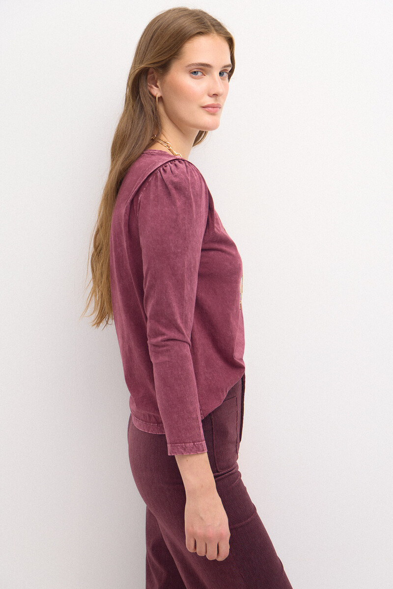 Hoss intropia Camiseta de algodón entallada Camisetas y