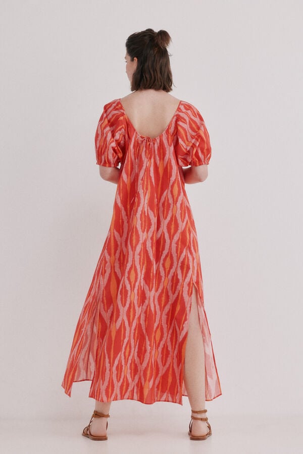 Hoss Intropia Aida. Vestido midi estampado Multicolorido