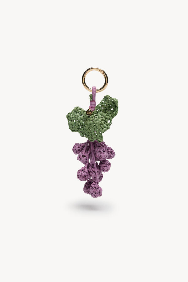 Hoss Intropia Lorena. charm de r&aacute;fia uva Roxo
