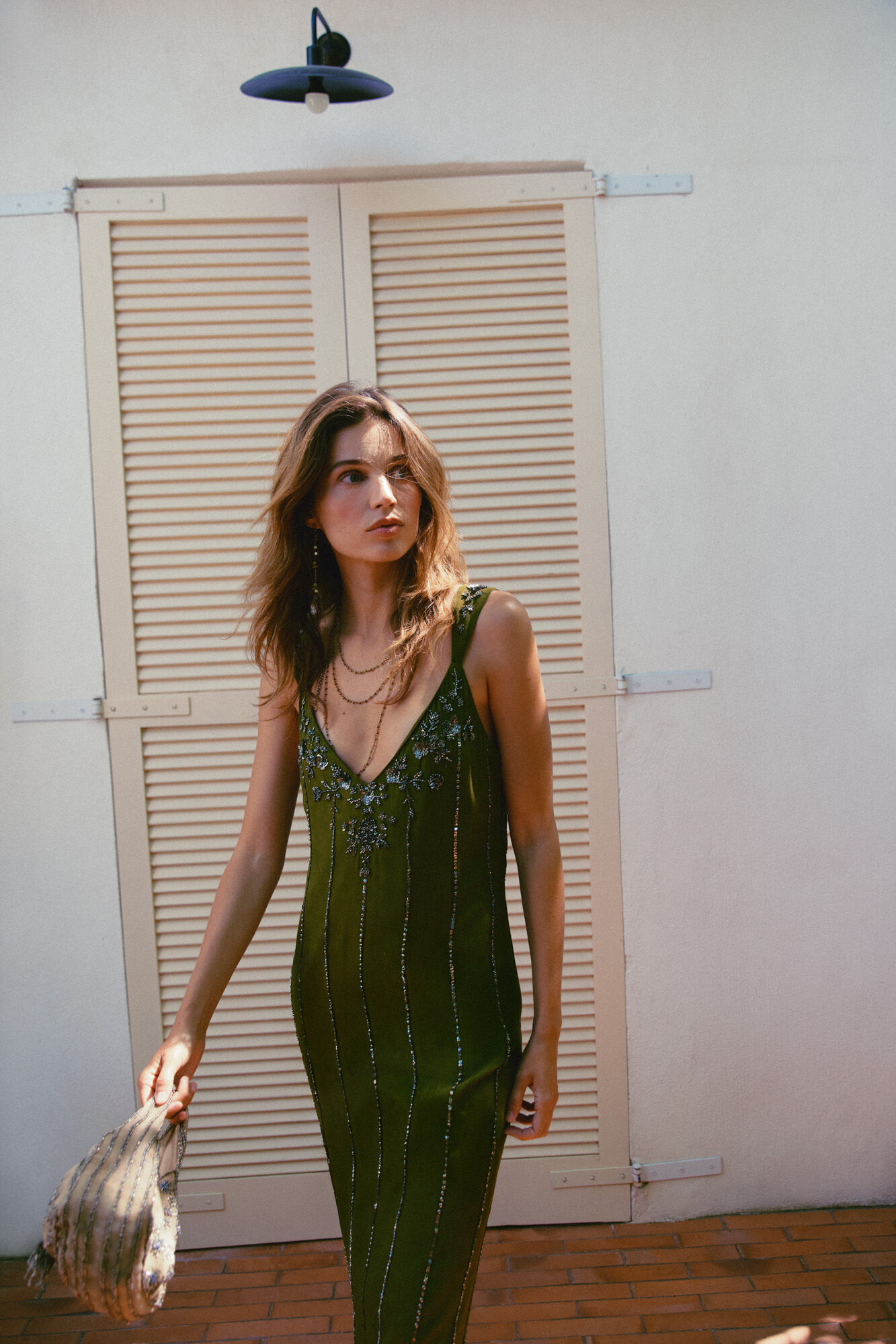 Hoss Intropia Aurore.Vestido abalorios