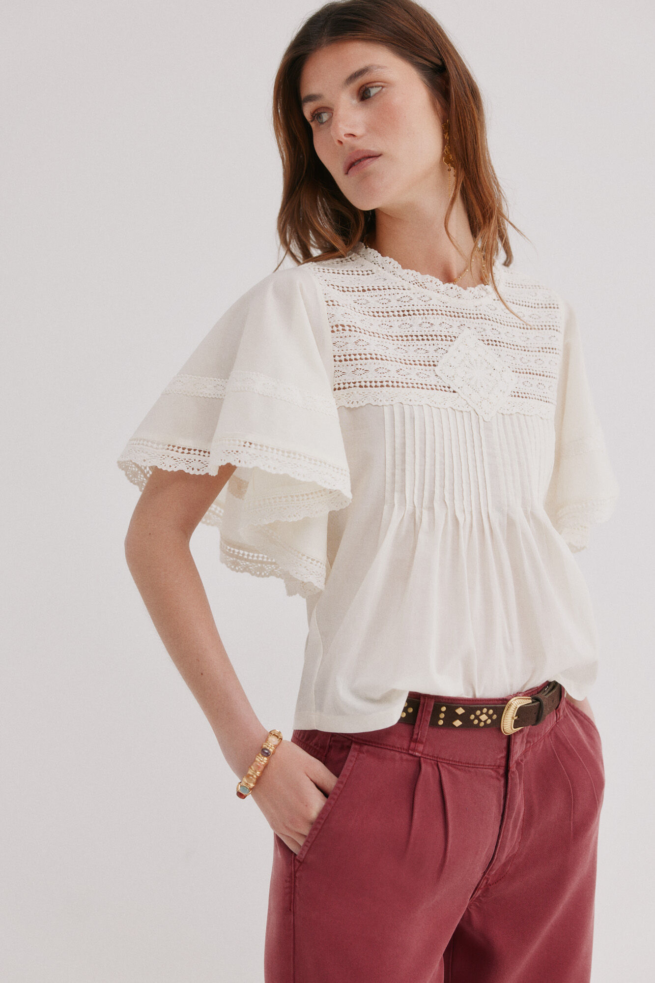 Hoss Intropia Mafalda. T-shirt decote redondo