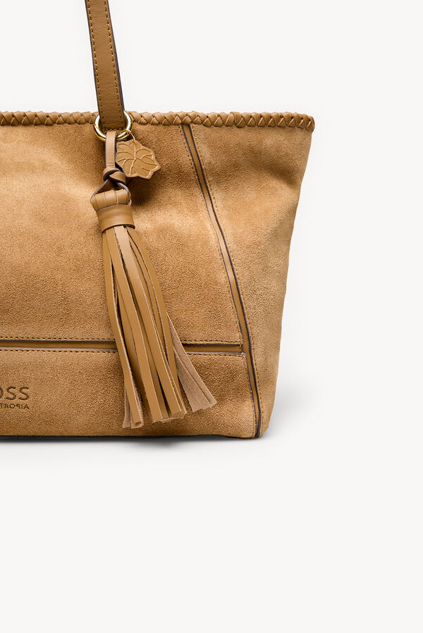 Hoss Intropia Natalia. Bolso serraje Camel