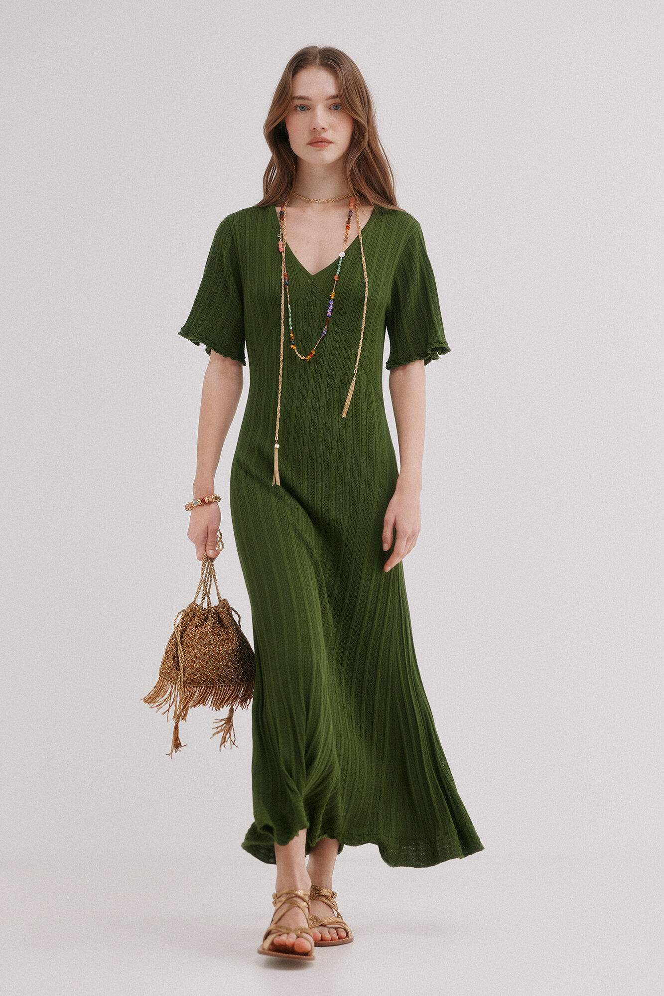 Hoss Intropia Anne. Vestido punto calado