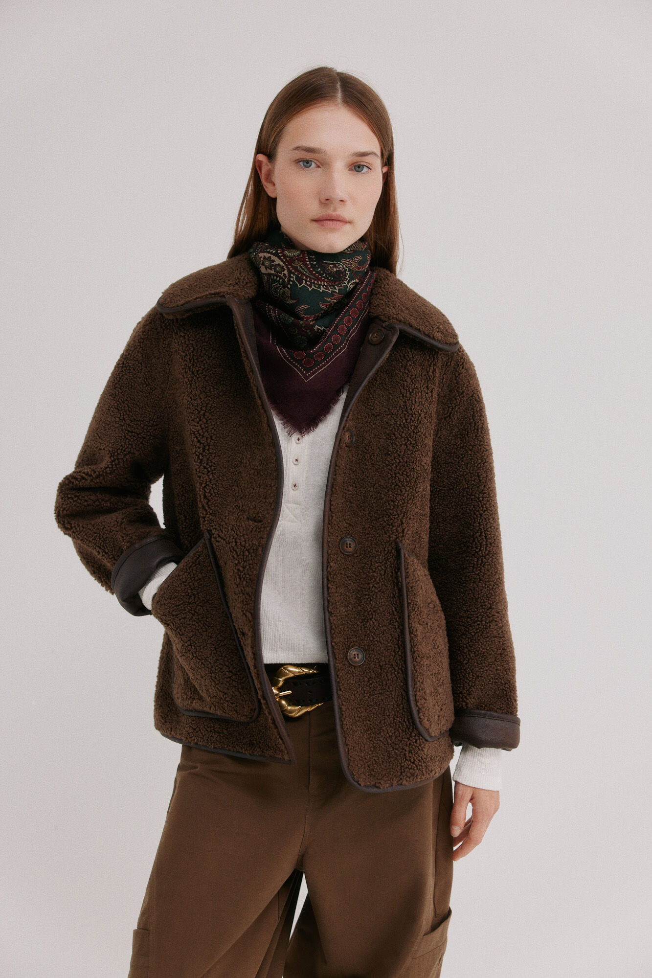 Hoss Intropia Dorin.Chaqueta borreguito