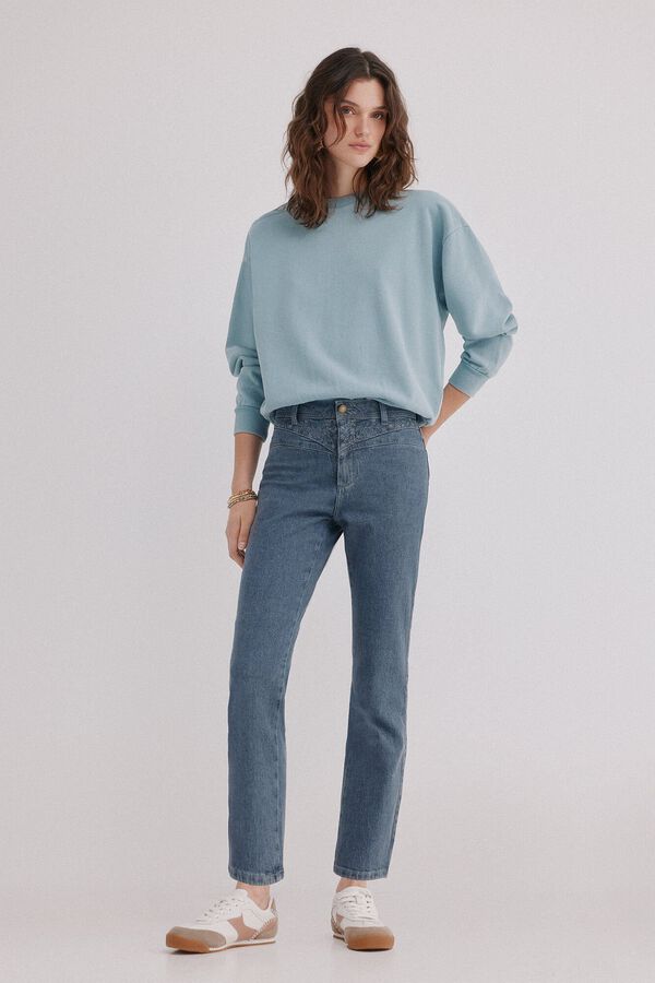 Hoss Intropia Bernice. Vaquero bootcut Gris