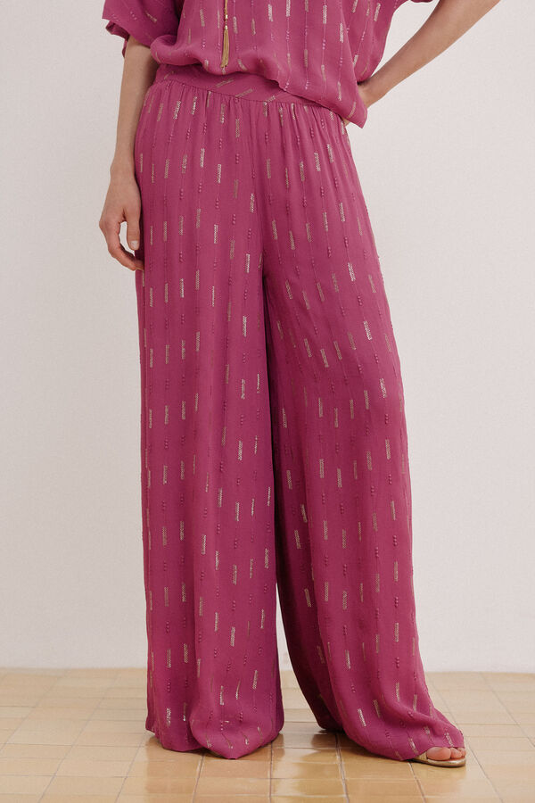 Hoss Intropia Cal&ccedil;as de lantejoulas Pauliana Roxo