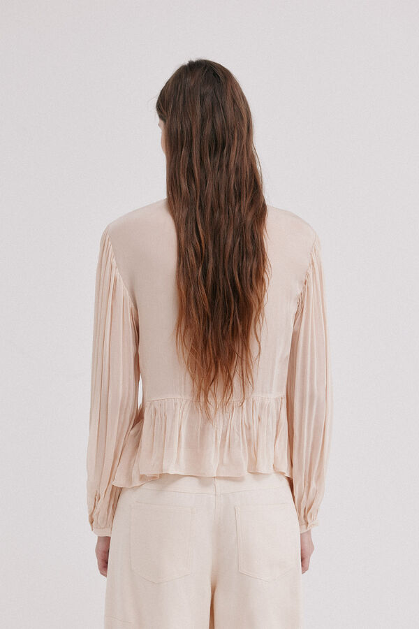 Hoss Intropia Ciane. Blusa rom&aacute;ntica Marfil