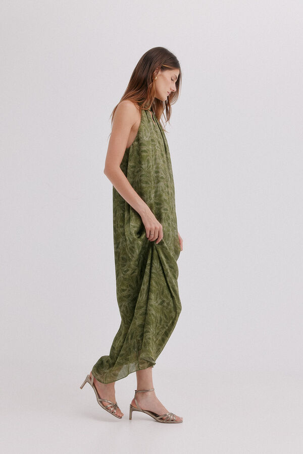 Hoss Intropia Aria. Vestido fluido Estampado Verde