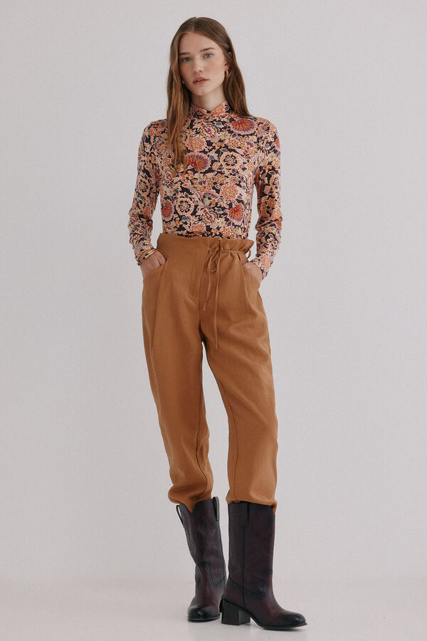 Hoss Intropia Piper. Calça de laçada Verde