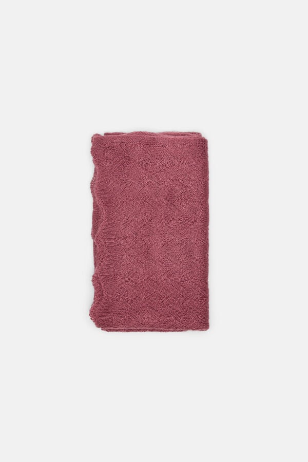 Hoss Intropia Lauren. Cachecol rendado Roxo