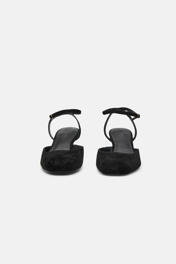 Hoss Intropia Montserrat. Zapato tac&oacute;n ante Negro