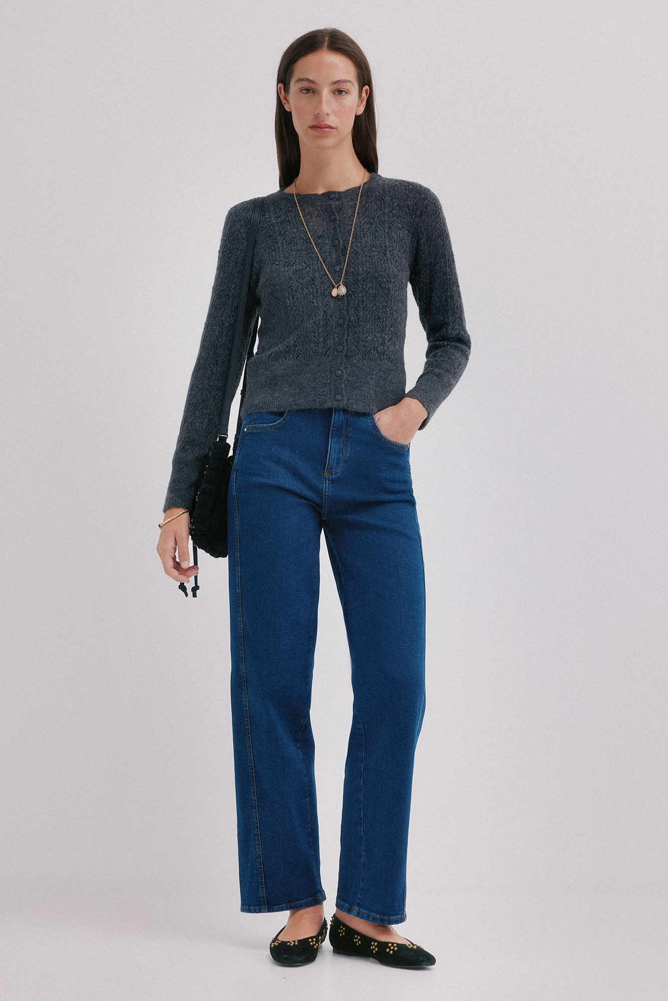 Hoss Intropia In&eacute;s. C&aacute;rdigan calado