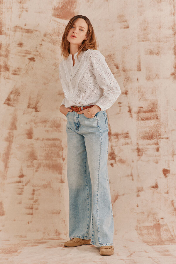 Hoss Intropia Palmira. Jeans anchos Azul