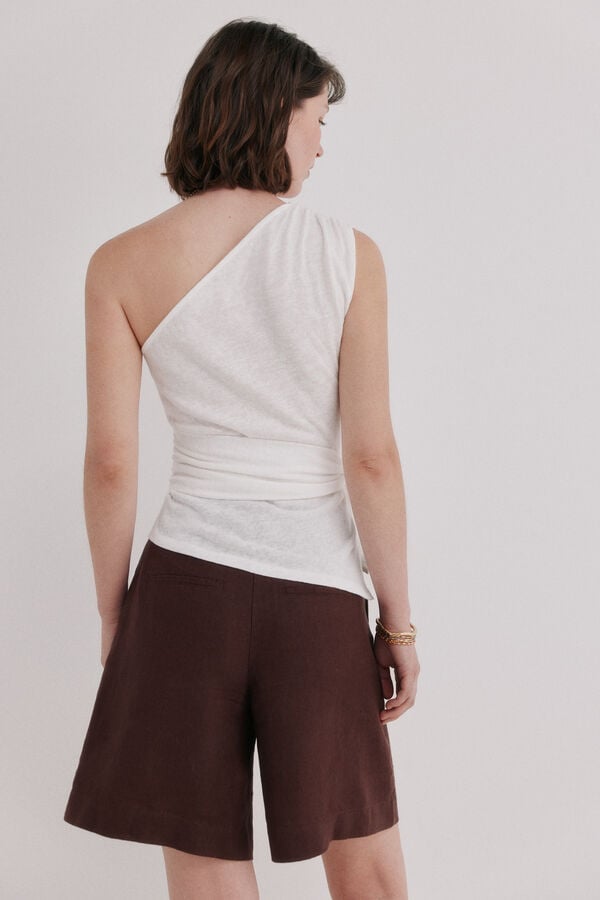 Hoss Intropia Marilo.Top assim&eacute;trico Beige