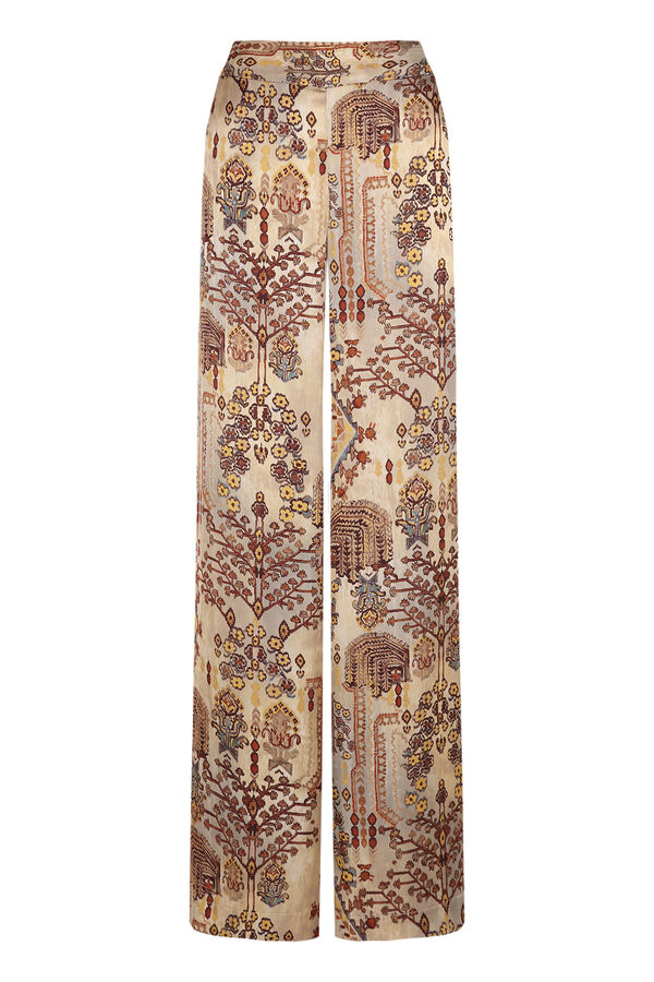 Hoss Intropia Prisca. Pantalón amplio estampado Estampado Beige