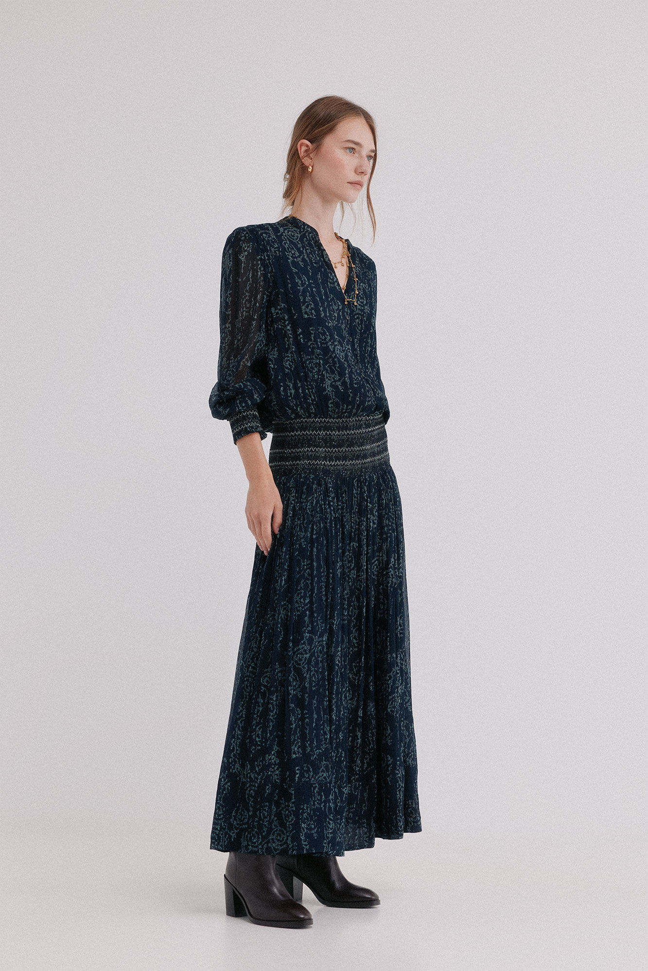 Hoss Intropia Altea. Vestido estampado