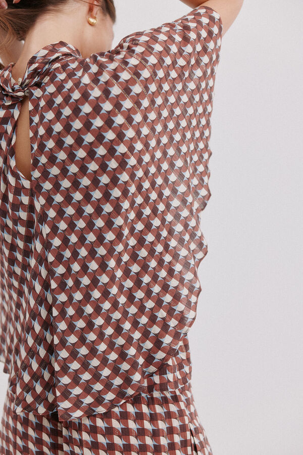Hoss Intropia Clavel. Blusa estampada Multicolor