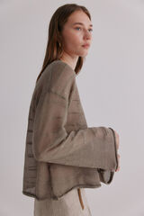 Hoss Intropia Nicole. Jersey con lentejuelas Gris