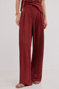 Hoss Intropia Poline. Pantal&oacute;n flu&iacute;do brillante