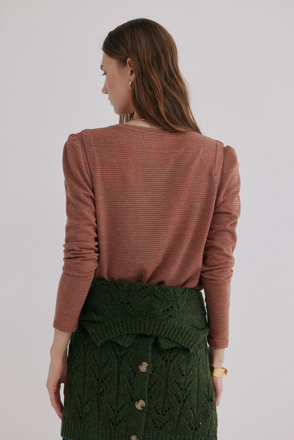 Hoss Intropia Micaela. Camiseta con solapa Coral