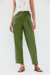 Hoss Intropia Paz. Calças com laçada Verde