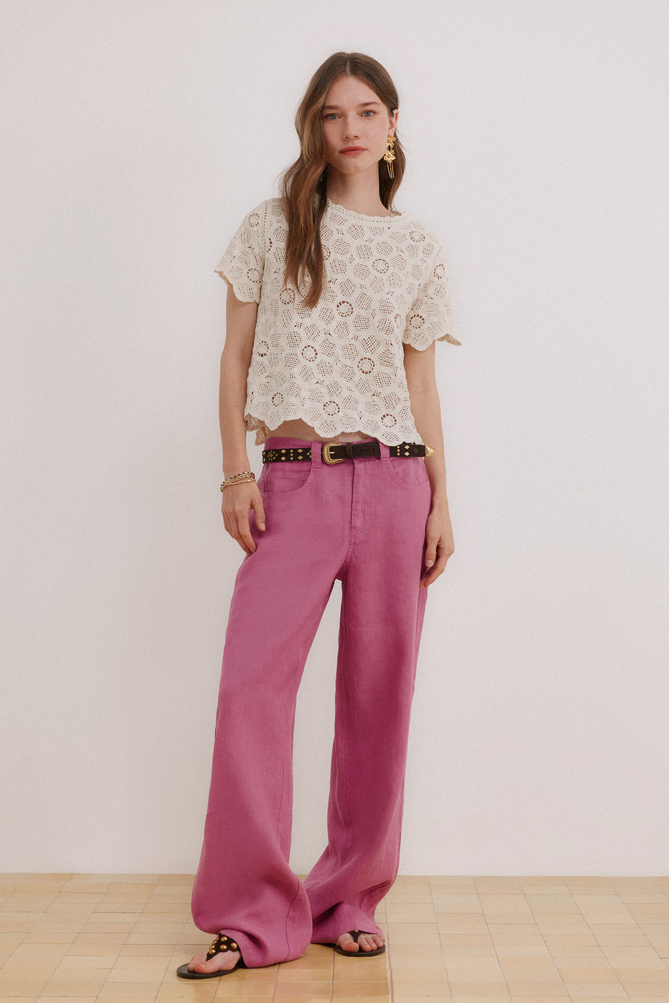 Hoss Intropia Paupa. Pantal&oacute;n de lino