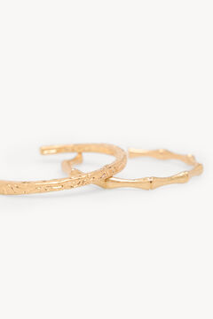 Hoss Intropia Magin. Conjunto de pulseiras Dourado