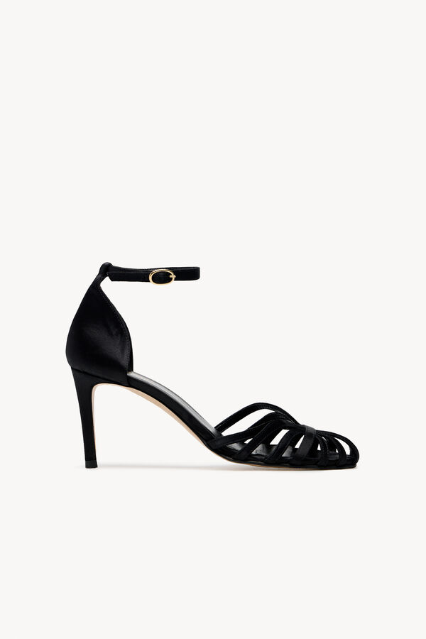 Hoss Intropia Lana. Sandalias de raso Dorado