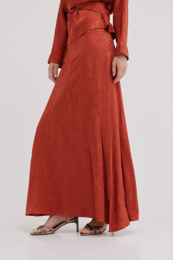 Hoss Intropia Ren&eacute;.Falda jacquard Rosa