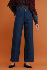 Hoss Intropia Begoña. Vaqueros wide leg Azul marino