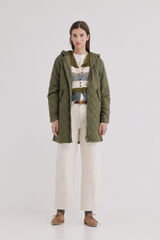 Hoss Intropia Daneris. Casaco midi Khaki