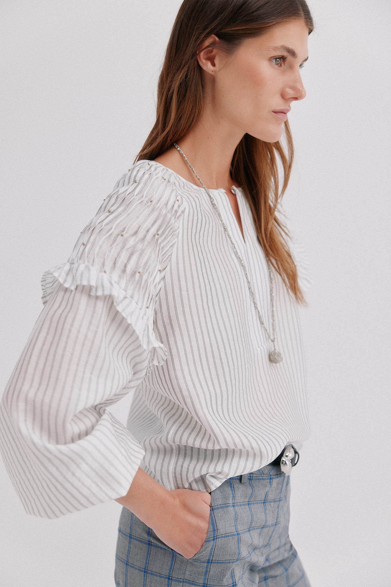 Hoss Intropia Cedra. Blusa de rayas