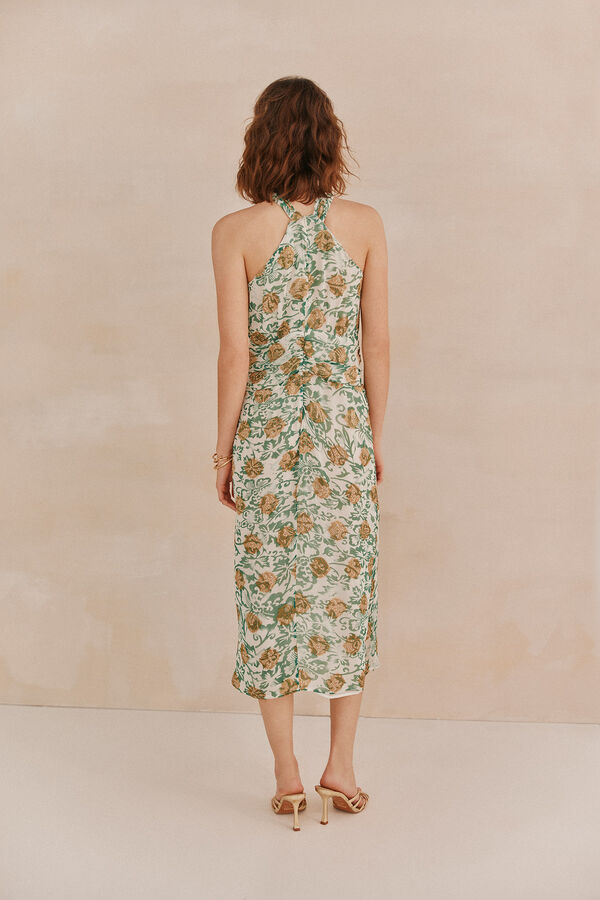 Hoss Intropia Lilith. Vestido estampado Estampado Verde